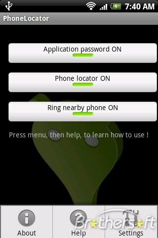Phonelocator by Radu screenshot 1