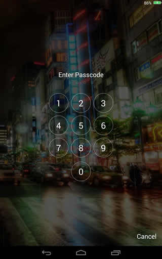 Rainy City Lock Screen screenshot 3