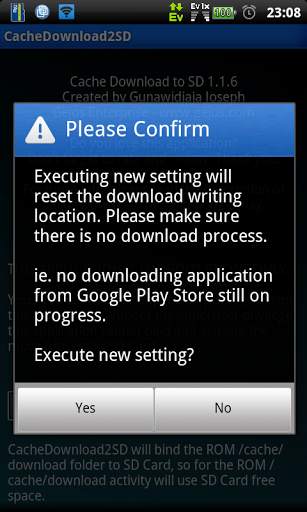 Cache Download to SD (root) screenshot 4