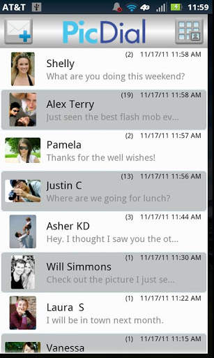 PicDial: Social Photo SMS screenshot 4