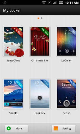 GO Locker Santa Claus Theme screenshot 4
