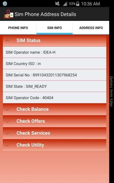 Phone Sim and Address Details скриншот 7