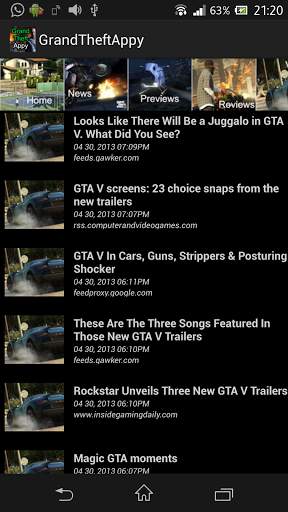 GrandTheftAppy GTA News screenshot 3