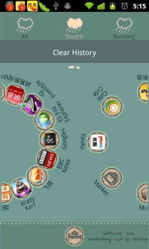 Cry Cloud Theme GO Launcher EX screenshot 3