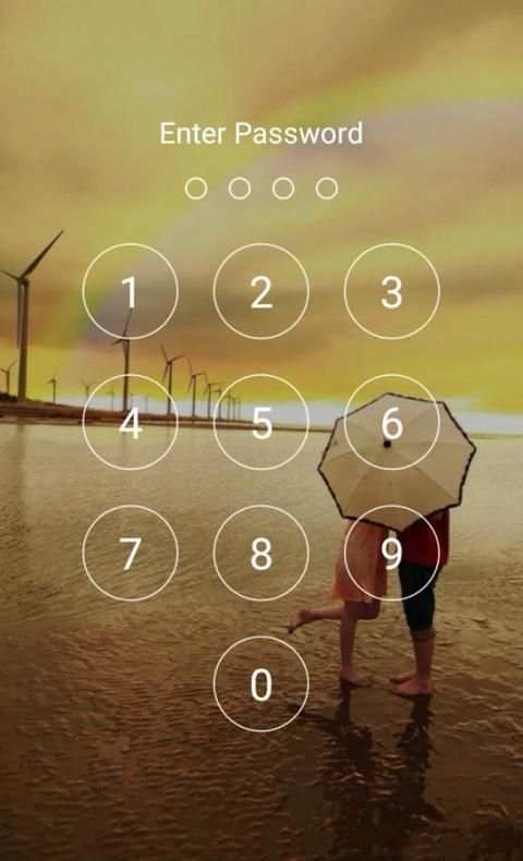 Photo Keypad Lock Screen screenshot 1