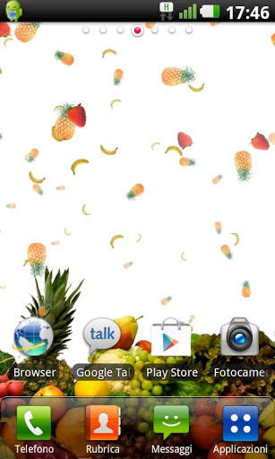 Fruits live wallpaper screenshot 2