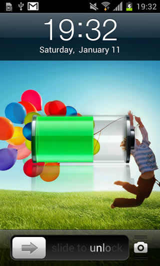 iPhone 5s Lock Screen screenshot 1