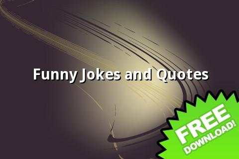 Funny Jokes And Quotes screenshot 1