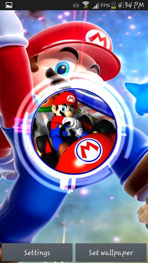 Super Mario Live Wallpaper screenshot 2