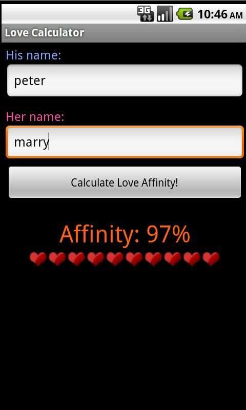 love calculator pro 2 تصوير الشاشة