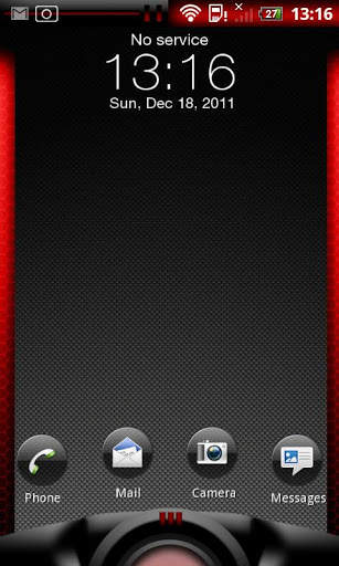 Bravo V3 Skin HTC Sense 3.0 1 تصوير الشاشة