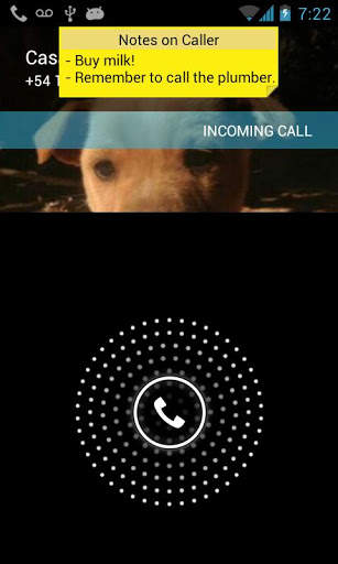 CallerID Notes Lite screenshot 1