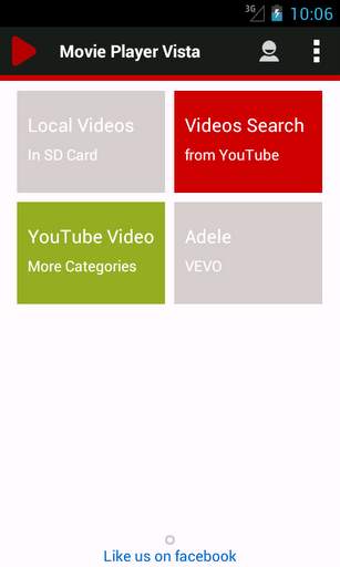 Movie Player Vista screenshot 1