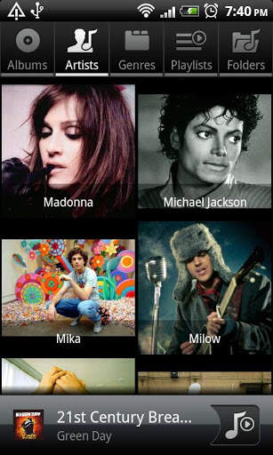 PlayerPro Sense Skin скриншот 2