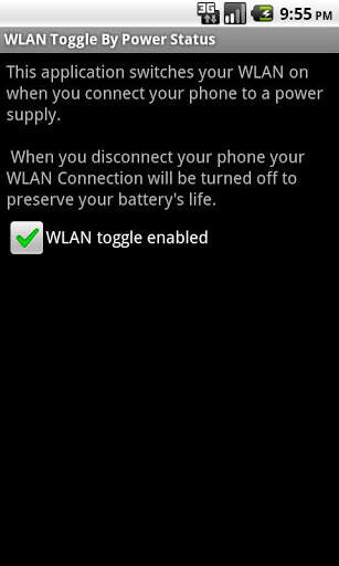 Toggle WLAN By Power State screenshot 1