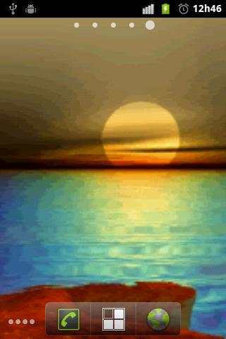 Beach Sunset Live Wallpaper screenshot 2