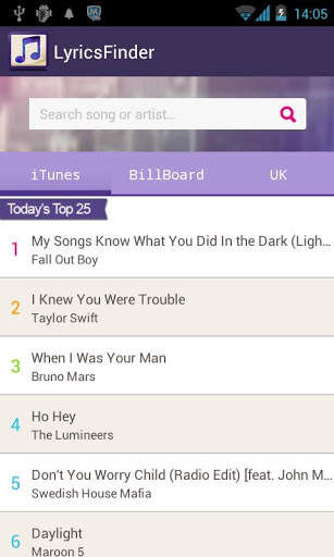 LyricsFinder-hot lyrics screenshot 1