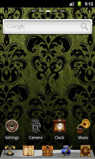 Vintage GO Launcher Ex Theme screenshot 1