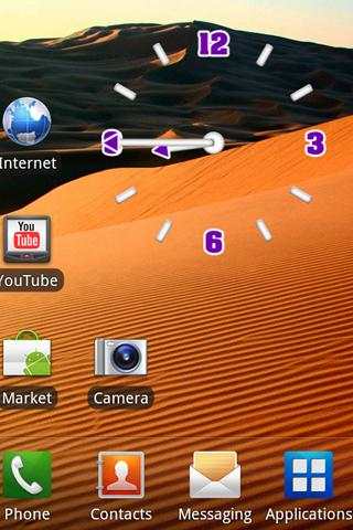 Transparent Clock Widget screenshot 3