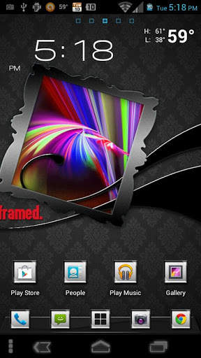 GO Launcher EX Theme - Framed screenshot 1