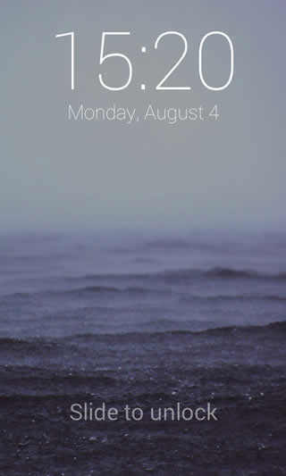 iOS8 Lock Screen screenshot 1