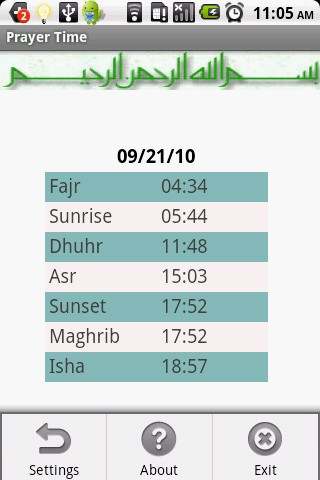Prayer Time screenshot 2