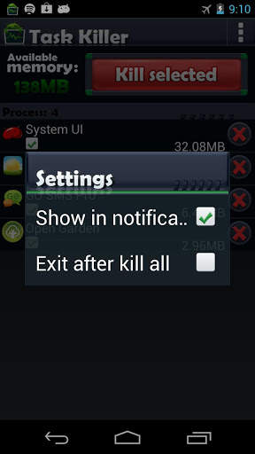 Task Killer FREE screenshot 2