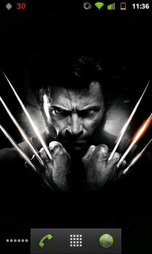 X-Men Wolverine Live Wallpaper स्क्रीनशॉट 1