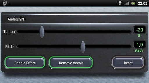 Audioshift Tempo+Pitch Free screenshot 2