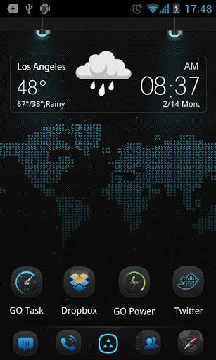 Thank GO Launcher Getjar Theme screenshot 1