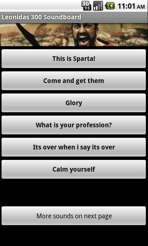 leonidas 300 soundboard screenshot 1