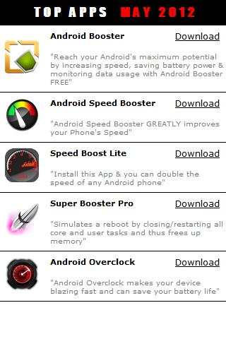 Top Apps screenshot 1