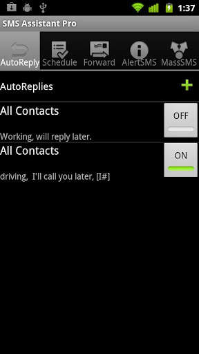 SMS Assistant Free 2 تصوير الشاشة
