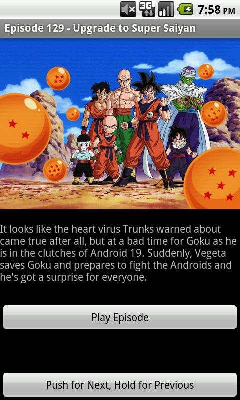 Dragonball Z Viewer screenshot 1