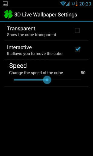 Clover 3D Live Wallpaper screenshot 2