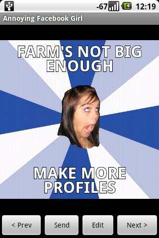 Annoying Facebook Girl screenshot 2