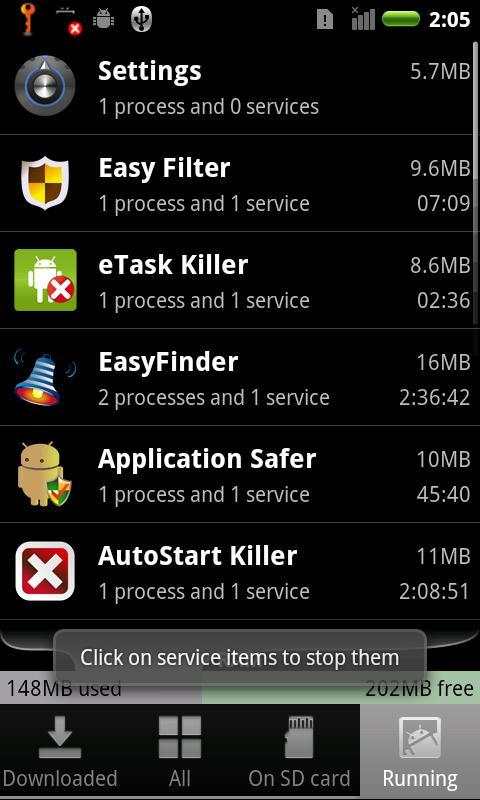 Quick App Killer Pro screenshot 3