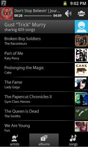 Flockedup social music player screenshot 3
