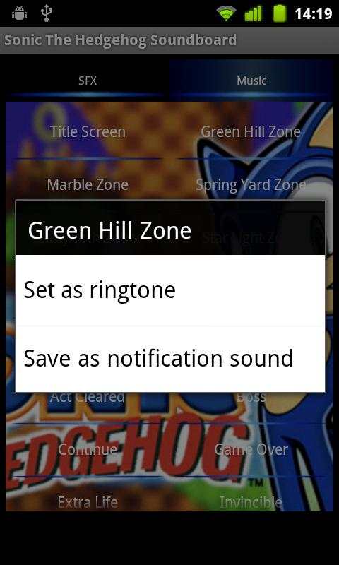 Sonic The Hedgehog Soundboard screenshot 2