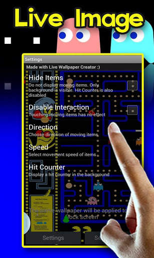 PACMAN Live Image Wallpaper screenshot 2