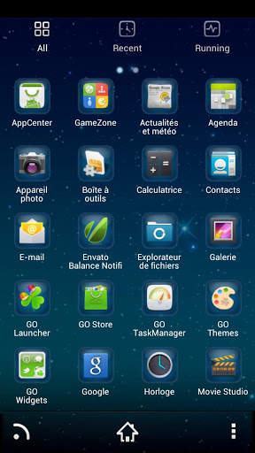 Street Night Go Launcher Theme скриншот 3