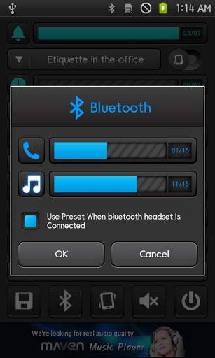 MAVEN Volume Controller screenshot 2