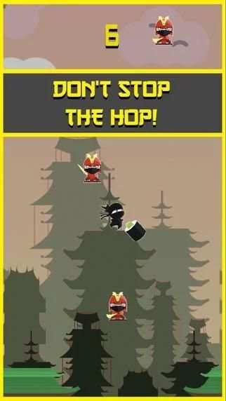 Hop Hop Ninja! скриншот 1