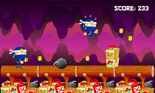 Ninja Fire Runner screenshot 2