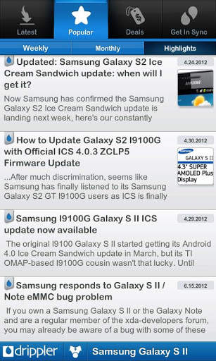 Ultimate Samsung Galaxy S2 App screenshot 1