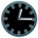 Glowing Neon Clocks - FREE icon