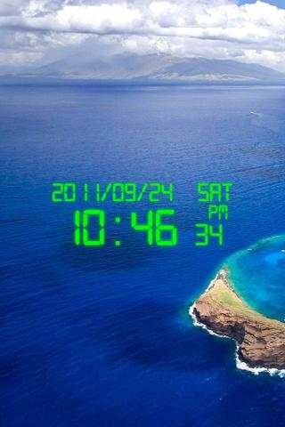 Digital Clock Wallpaper Free screenshot 5