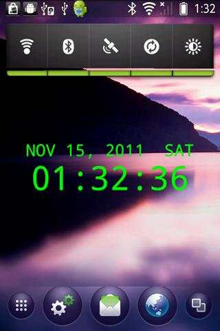 Digital Clock Wallpaper Free screenshot 3