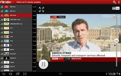 FilmOn Live TV screenshot 1