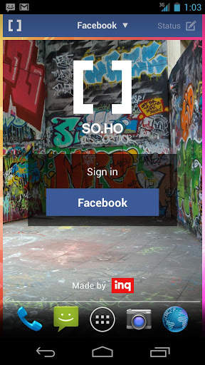 SO.HO [SOHO Social Launcher] screenshot 1